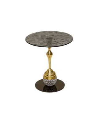 Crystal, Gold & Smoked Glass Accent elan homes