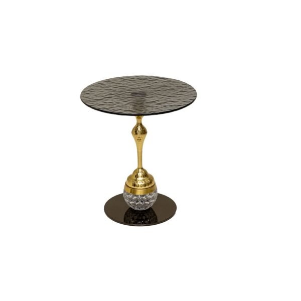 Crystal, Gold & Smoked Glass Accent elan homes