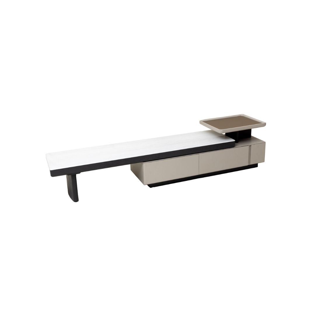 TV CONSOLE Modern Extendable TV Stand with Storage